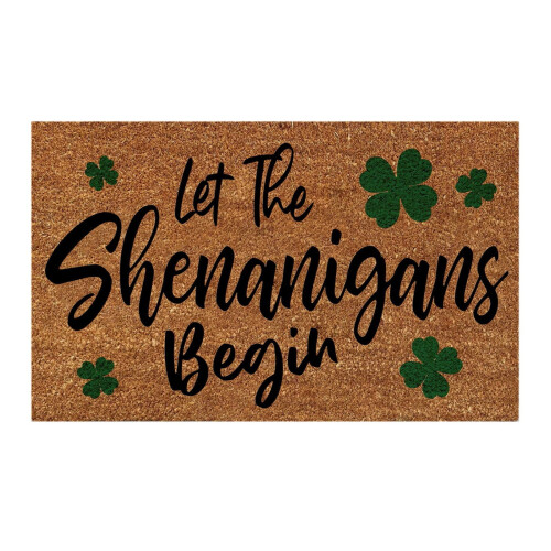 Irish Day Polyester Door Mat 1