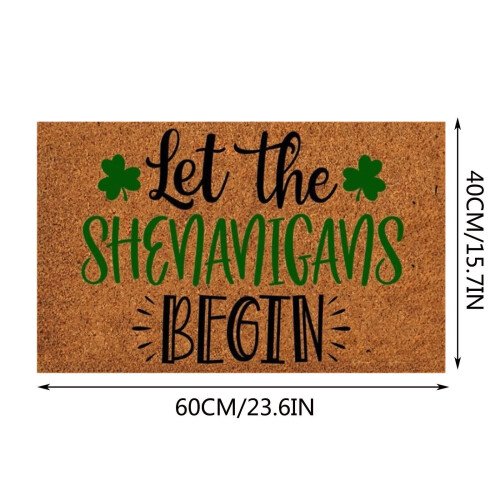 Irish Day Polyester Door Mat 2