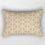 Khaki geometric linen pillowcase 30x50 cm 1