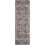 Covor de hol Garvee, 2x6ft, maro, cu design tribal boho 2