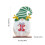 Houten kerstsneeuwpop tafeldecoratie (1 stuk) 3