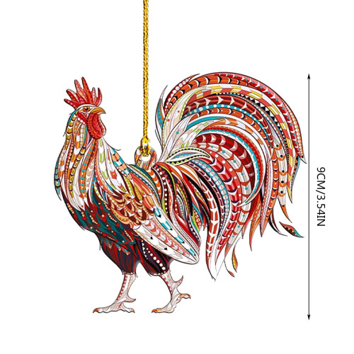 Christmas acrylic ornament double-sided 1 piece 2