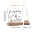 Support de plaque de bureau inspirante en bois 3