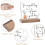 Support de plaque de bureau inspirante en bois 4