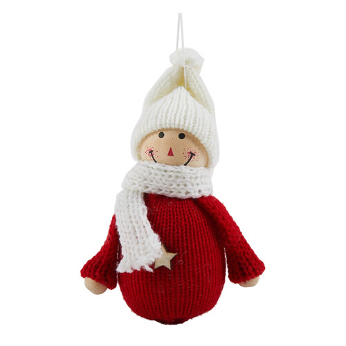 Christmas wool plush pendant tree decoration 1 piece 1