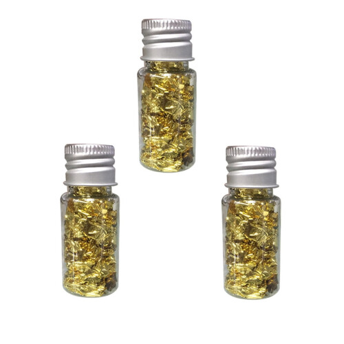 Spiselige gullbladflak 10 ml x 3-pakning