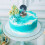 Birthday Number Candle Blue Gray Ocean Theme 1 4
