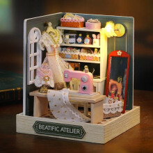 Jiji House Happiness One Pavilion Mini Dollhouse Kit