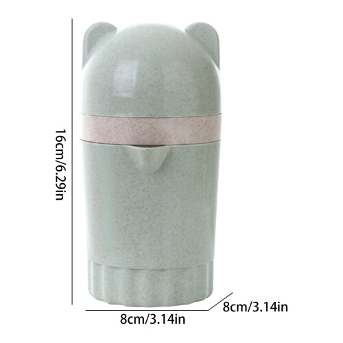 Storcător manual de citrice cu cană – Storcător compact de portocale din plastic