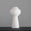 Ceramic desktop vase white small 1 piece 1