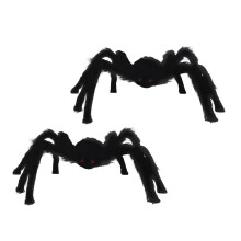Plyšová pavoučí dekorace na Halloween 90/125/150 cm