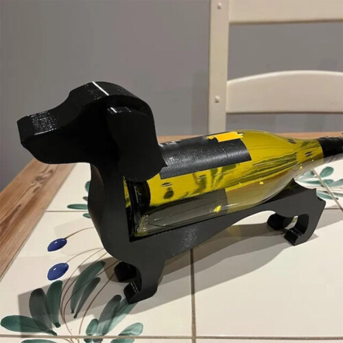 Hållare för vinflaskor i harts för köksdisplay 2