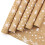 Retro brunt kraftpapir med snefnugdesign – 3