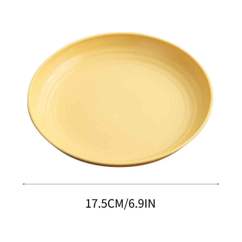 Ympuoqn Plastic Dessert Plates – Reusable & Lightweight 2