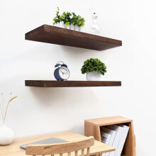 db-os lebegő polckészlet – tömörfa fali display