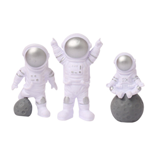 Ensemble de décorations pour gâteau astronaute – Thème spatial, 3 pièces 1