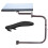 Adjustable Under Desk Keyboard Tray with Mouse Pad, Ergonomic Clamp On Mount, 360 Rotating Stable Platform 1
