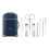Σετ Μανικιούρ Ταξιδιού "Mini Suitcase" 9 τεμαχίων - Επαγγελματικό Κιτ Περιποίησης μ 1