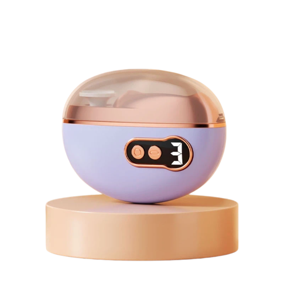 Futuristic Capsule Design Automatic Nail Trimmer â Elegant Portable Grooming Kit for Modern Lifestyles