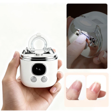 Next-Gen Smart Electric Nail Clipper with LED Digital Display – 3-Speed Precision Automatic Trimmer