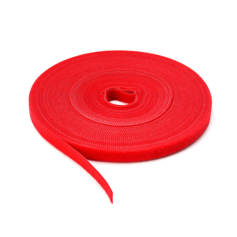Hook And Loop Cable Ties Roll 1/2 Inch X 25 Yards, Reusable Adjustable Strap For Neat Cable Management 9310869829225