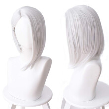 Cosplay Wig Short Synthetic Heat Resistant Unisex Christmas Party Hair with Adjustable Fit