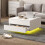 Square Coffee Tables with Storages 7