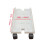 Adjustable Computer Tower Stand with Lockable Wheels White CPU Holder Dust‑Reducing Elevated Design 4