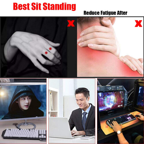 Ergonomic ClampOn Keyboard Tray for Desk, Foldable Adjustable Extender Platform, 20x10in 26x10in 1