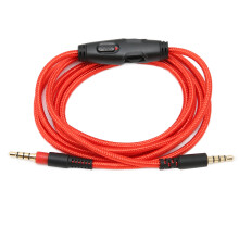 Ultra herný kábel, kompatibilné audio zariadenia od hrania hier až po hudbu, pozlátený audio konektor, medený kábel bez kyslíka pre