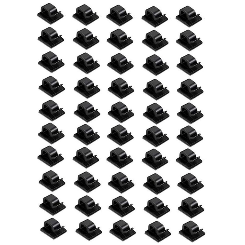50Pcs Adhesive Cable Clips For Desk Car Home, Cable Organizer For Tangleâ Management And Easy Peel Installation 9330225825371