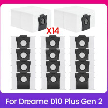 14PCS Dust Bags Replacement Parts for D10 Gen 2 Vacuum Accessories Garbage Collection Bags