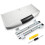 Under Desk Keyboard Tray with Damping Buffer Slide Rail, SpaceSaving HeavyDuty Drawer Platform 1