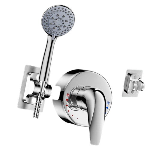 Metal Wall Mounted Mixing Valves Surfaces-Brass five position