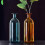 Glasvase im Vintage-Stil, einzelne Knospe 7