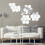 Sticker mural miroir hexagonal en acrylique (1 pièce) 4
