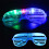 Glow Glasses Neon Flashing Shutter Shades1Pair 1