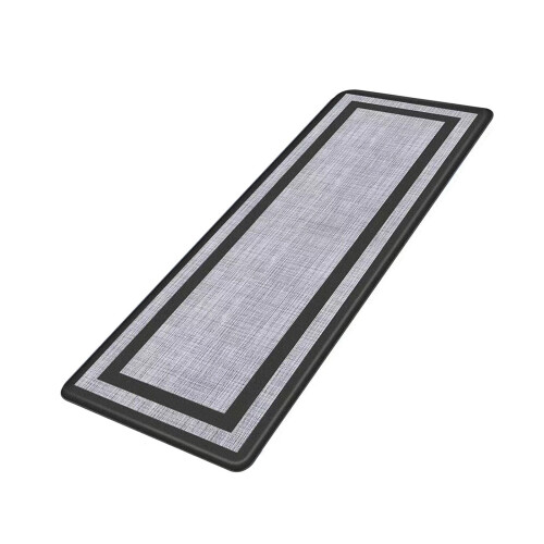 Ergonomic Anti-Fatigue Kitchen Mat Black 193 1
