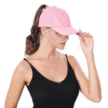 Women'S High Ponytail Baseball Cap Performance Running Hat Quick Dry Mesh Sports Cap Hats Light  One Size