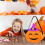 Τσάντα με γλυκά από κολοκύθα για το Halloween – Τσόχα, 23x16εκ. 4