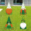 Ensemble de 4 décorations de table et de jardin pour la Saint-Patrick 2