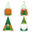 Ensemble de 4 décorations de table et de jardin pour la Saint-Patrick 3