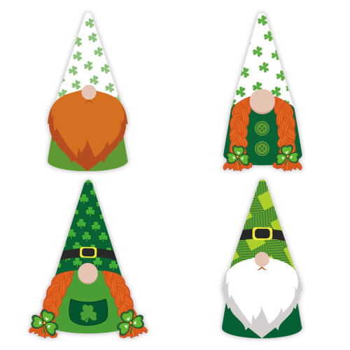 Ensemble de 4 décorations de table et de jardin pour la Saint-Patrick 2