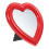 Επιτραπέζιος καθρέφτης ματαιοδοξίας σε σχήμα καρδιάς για το σπίτι 1