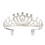 Brudehodeplagg med rhinestone-tiara og hårtilbehør til brudehår 1