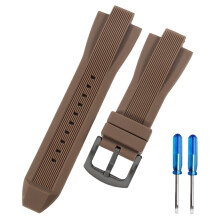 Bracelet de montre à boucle en acier inoxydable pour Michael Kors, bracelet en silicone à séchage rapide, bracelet de rechange en caoutchouc