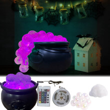 Zestaw słoików z bąbelkami DIY na Halloween