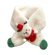 Christmas Plush Shawl Scarf for Babies
