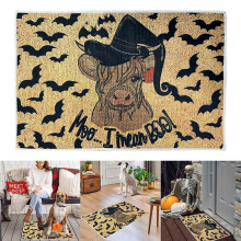 Χαλάκι πόρτας για Halloween με νυχτερίδα αγελάδας 15,7x23,6 ίντσες