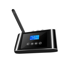 5.1 Audioadapter 2-in-1 Langeafstandszender/Ontvanger 3,5 mm AUX Stereo Draadloze Audioadapter voor Pc